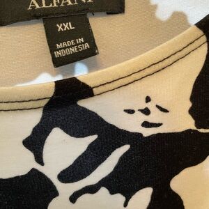 Alfani Black and White Midi Dress